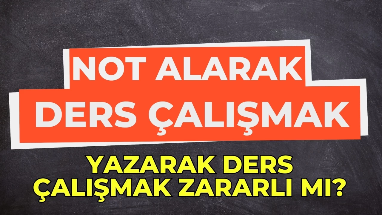 Not Alarak Çalışmak Zararlı Mı?