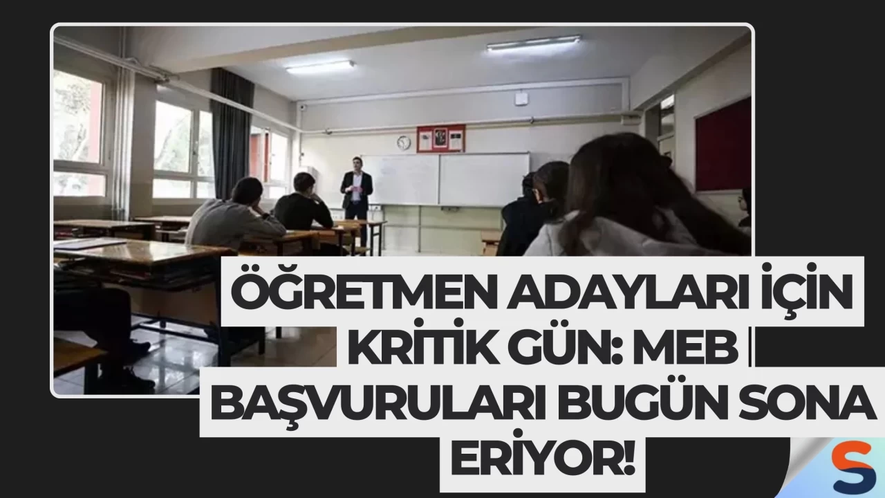 Sözleşmeli öğretmenlik başvurularında sona gelindi! MEB'in 15 bin atama süreci bugün 16.00'da kapanıyor