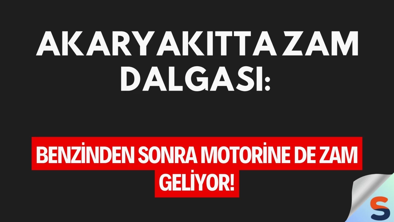 Akaryakıtta Zam Dalgası: Benzinden Sonra Motorine De Zam Geliyor!