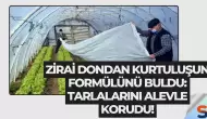 Zirai Dondan Kurtuluşun Formülünü Buldu: Tarlalarını Alevle Korudu!