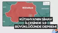 Kütahya'nın Simav İlçesinde 3.9 Büyüklüğünde Deprem!