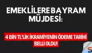 Emeklilere Bayram Müjdesi: 4 Bin TL'lik İkramiyenin Ödeme Tarihi Belli Oldu!