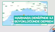 Marmara Denizi'nde 3.3 Büyüklüğünde Deprem
