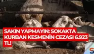 Sakın Yapmayın: Sokakta Kurban Kesmenin Cezası 6.923 TL!