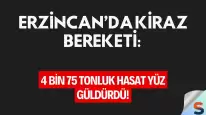 Erzincan’da Kiraz Bereketi: 4 Bin 75 Tonluk Hasat Yüz Güldürdü!