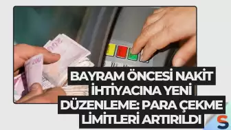 Bayram Öncesi Nakit İhtiyacına Yeni Düzenleme: Para Çekme Limitleri Artırıldı