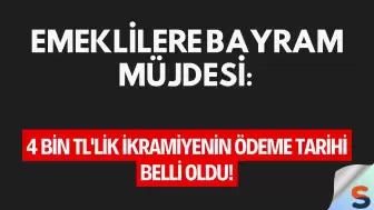 Emeklilere Bayram Müjdesi: 4 Bin TL'lik İkramiyenin Ödeme Tarihi Belli Oldu!