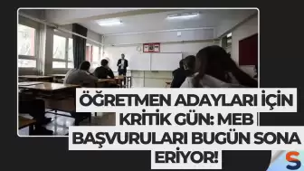 Sözleşmeli öğretmenlik başvurularında sona gelindi! MEB'in 15 bin atama süreci bugün 16.00'da kapanıyor