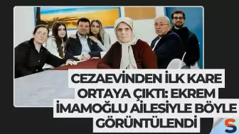 Cezaevinden ilk kare ortaya çıktı: Ekrem İmamoğlu ailesiyle böyle görüntülendi