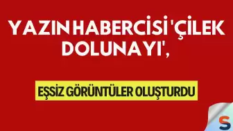 Yazın Habercisi 'Çilek Dolunayı', Eşsiz Görüntüler Oluşturdu
