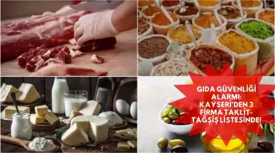 Gıda Güvenliği Alarmı: Kayseri’den 3 Firma Taklit-Tağşiş Listesinde!