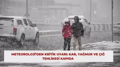 Meteoroloji’den Kritik Uyarı: Kar, Yağmur ve Çığ Tehlikesi Kapıda