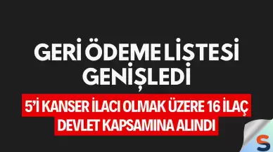 Geri Ödeme Listesi Genişledi: 5’i Kanser İlacı Olmak Üzere 16 İlaç Devlet Kapsamına Alındı