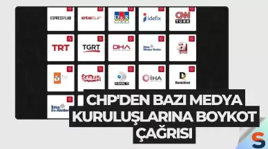 CHP'den Bazı Medya Kuruluşlarına Boykot Çağrısı