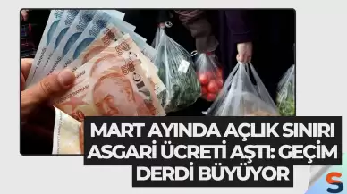 Mart Ayında Açlık Sınırı Asgari Ücreti Aştı: Geçim Derdi Büyüyor