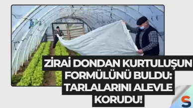 Zirai Dondan Kurtuluşun Formülünü Buldu: Tarlalarını Alevle Korudu!