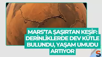 Mars’ta Şaşırtan Keşif: Derinliklerde Dev Kütle Bulundu, Yaşam Umudu Artıyor