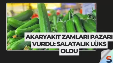 Akaryakıt Zamları Pazarı Vurdu: Salatalık Lüks Oldu