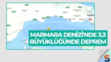Marmara Denizi'nde 3.3 Büyüklüğünde Deprem
