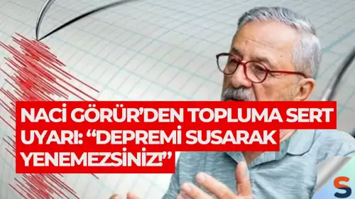 Naci Görür’den Topluma Sert Uyarı: “Depremi Susarak Yenemezsiniz!”