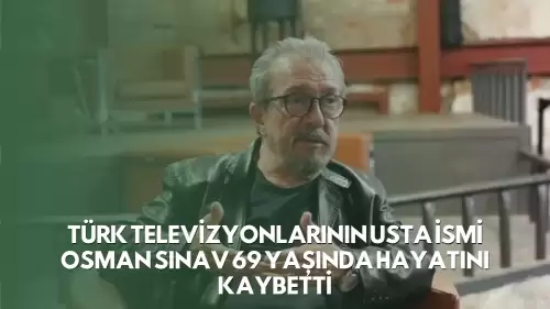 Türk Televizyonlarının Usta İsmi Osman Sınav 69 Yaşında Hayatını Kaybetti