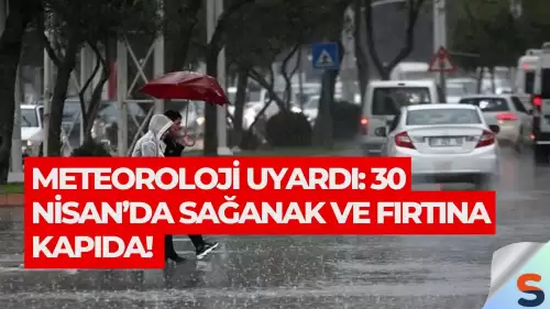 Meteoroloji Uyardı: 30 Nisan’da Sağanak ve Fırtına Kapıda!