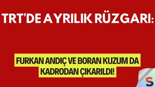 TRT'de Ayrılık Rüzgarı: Furkan Andıç ve Boran Kuzum da Kadrodan Çıkarıldı!