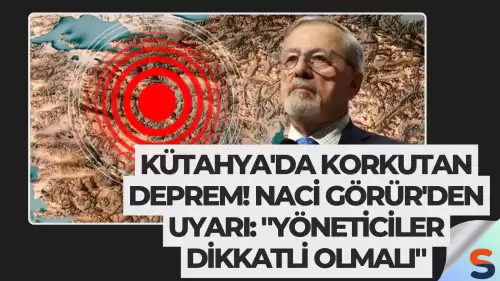 Kütahya'da Korkutan Deprem! Naci Görür'den Uyarı: "Yöneticiler Dikkatli Olmalı"