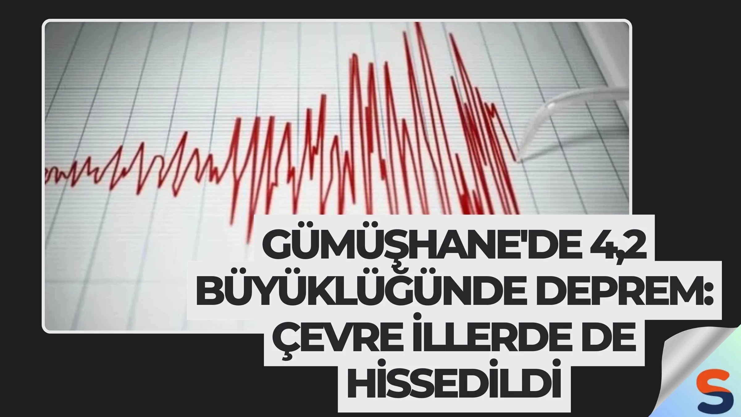 Gümüşhane'de 4,2 Büyüklüğünde Deprem: Çevre İllerde de Hissedildi