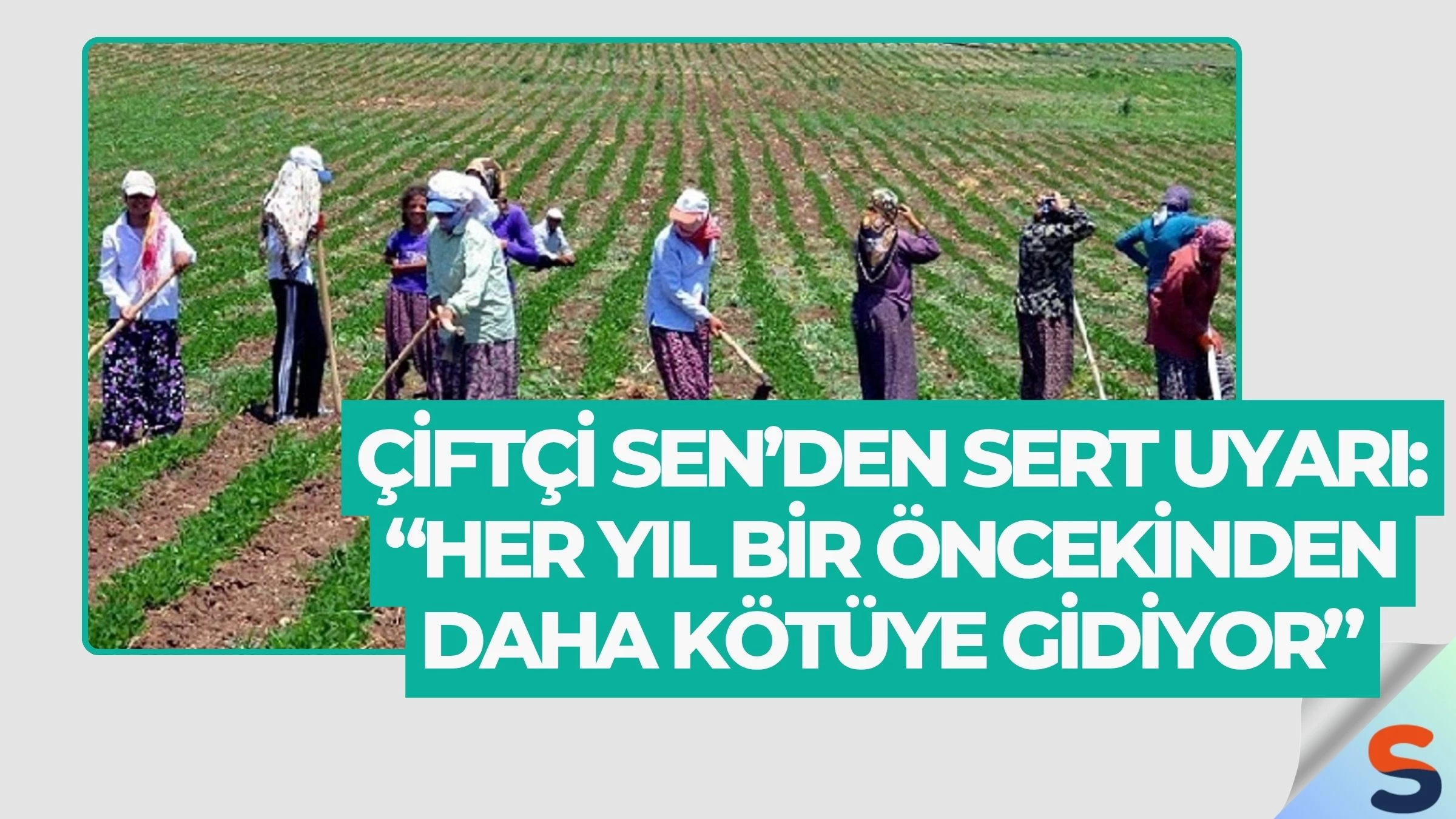 Çiftçi Sen’den Sert Uyarı: “Her Yıl Bir Öncekinden Daha Kötüye Gidiyor”